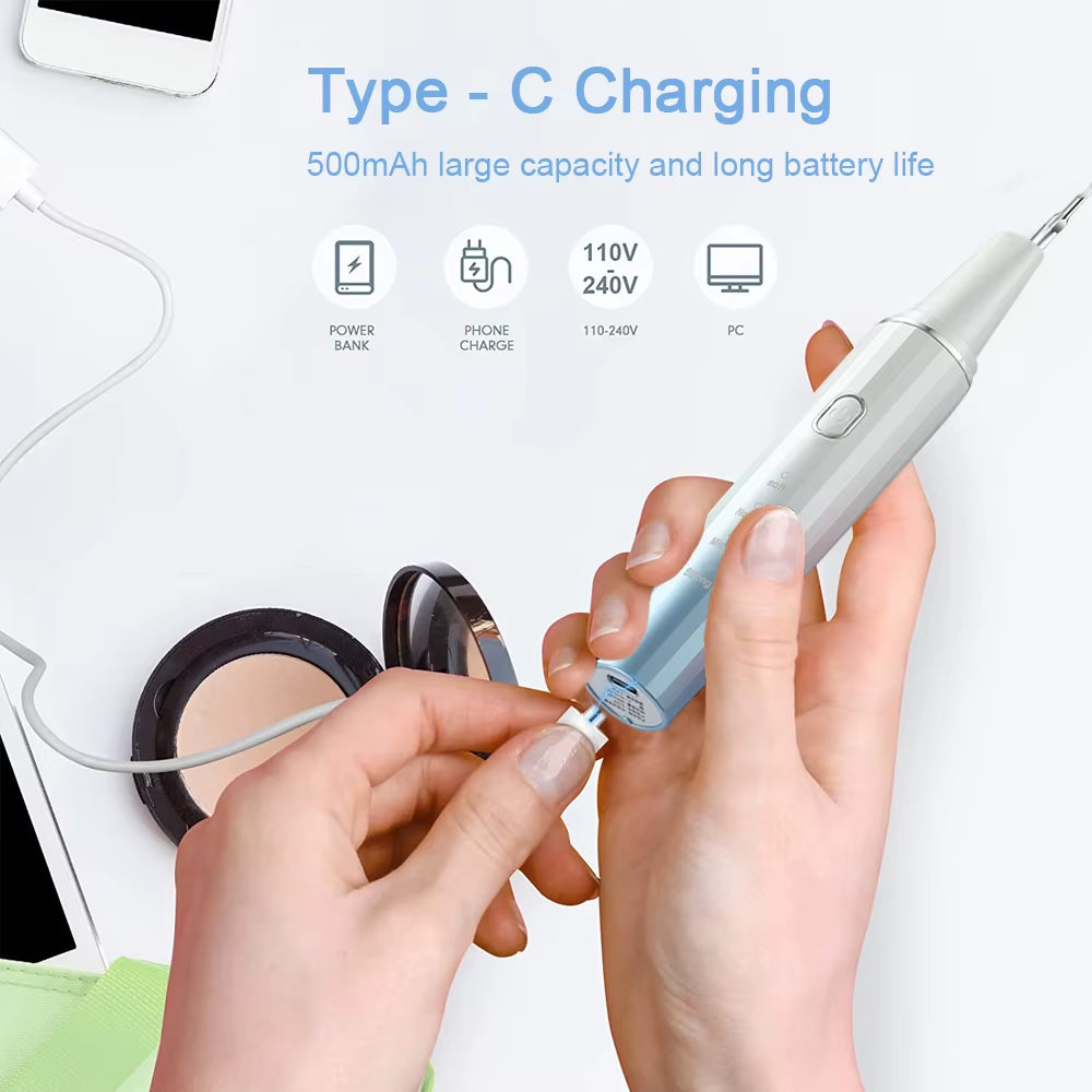Visual Ultrasonic Scalers Dental Remover for Whitening Teeth Electric Sonic Tooth Cleaner Removal Dental Products by Phone APP