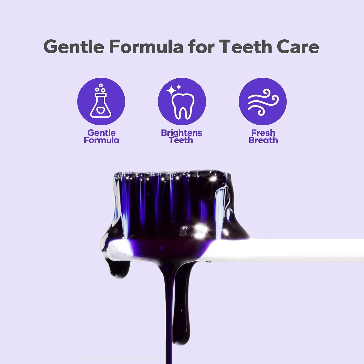 Purple Toothpaste for Teeth Whitening (1 Fl Oz), Teeth Whitening Gel, Purple Teeth Whitening, Colour Correcting, Whitening Toothpaste for Tooth Stain Removal, Teeth Whitening Kit